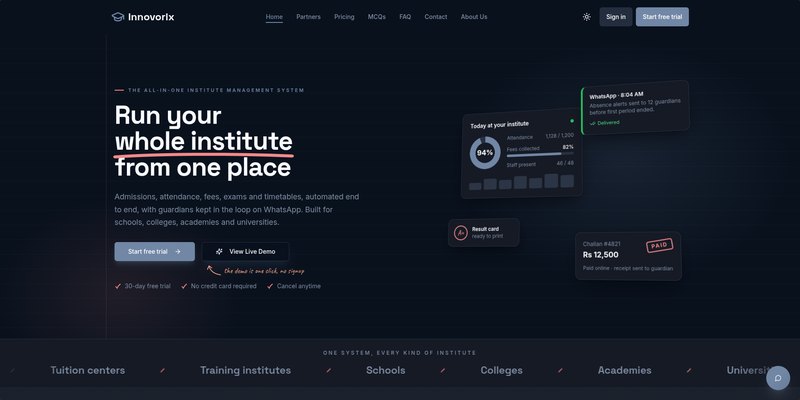 Innovorix in use